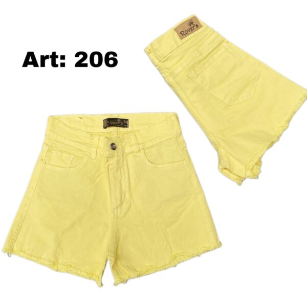Short Elastizado Amarillo