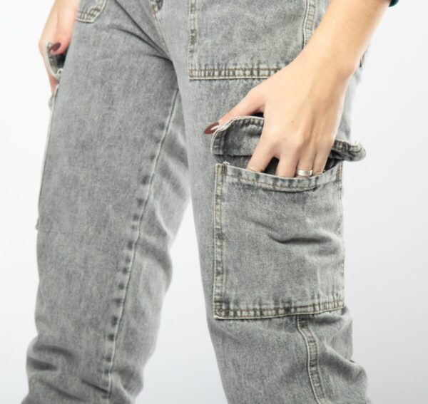 Pantalón Cargo Rígido Grey Nevado, foto 4