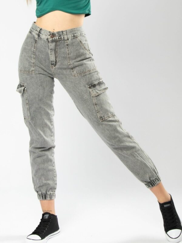 Pantalón Cargo Rígido Grey Nevado