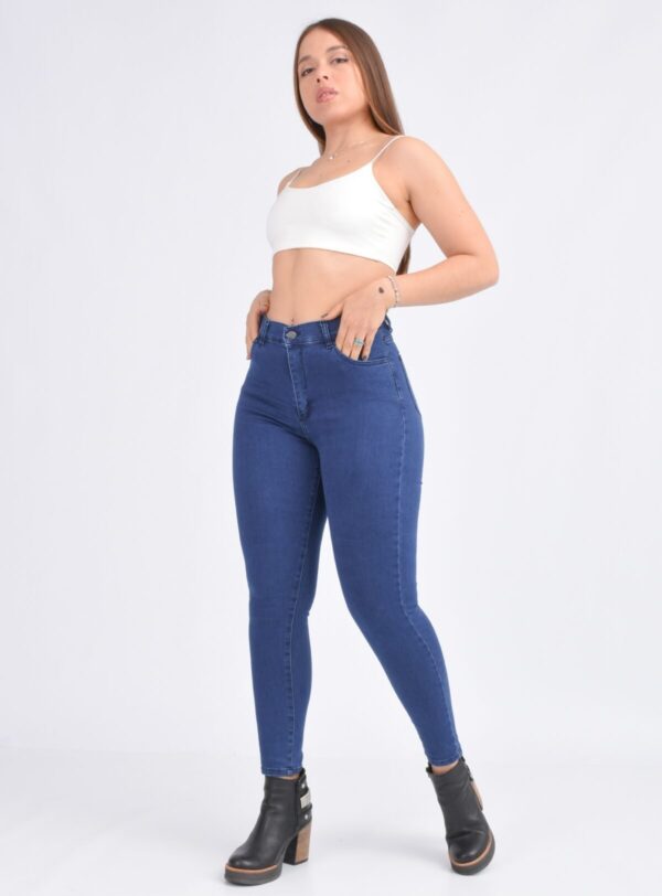 Jean Chupín Elastizado Azul, foto 6