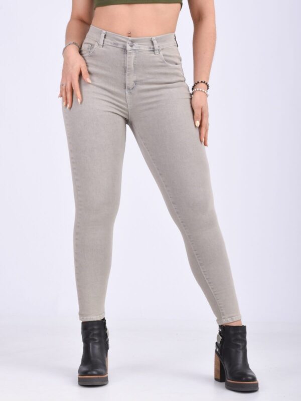 Jean Clásico Recto Elastizado Grey Matizado