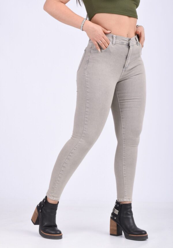 Jean Clásico Recto Elastizado Grey Matizado, foto 3
