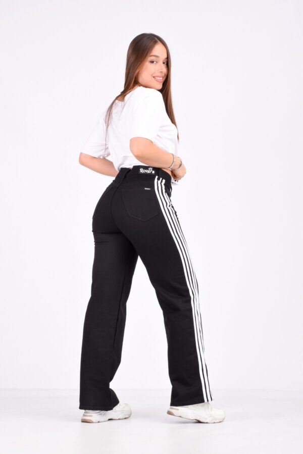 Wide Rígido Negro Con Tiras, foto 6