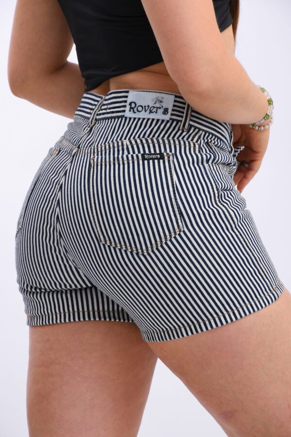 Short Pollera Rígido Azul Rayado, foto 3