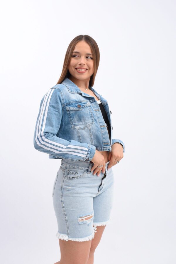 Campera Rígido Celeste, foto 3