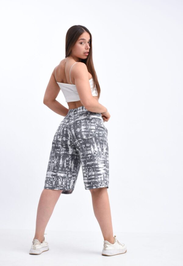 Bermuda Baggy Rígido Blanco Batik, foto 6