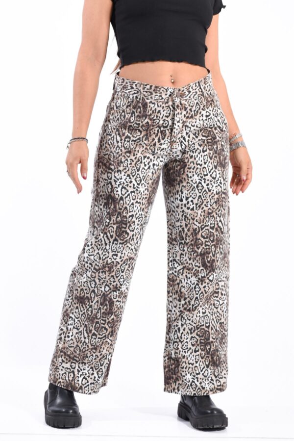 Wide Rígido Crudo Animal Print, foto 3