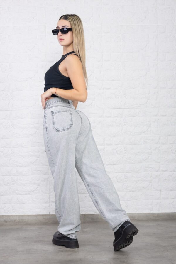 Baggy Rígido Grey Con Roturas, foto 4