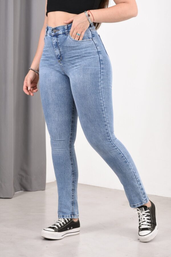 Jean Clásico Recto Elastizado Azul, foto 3