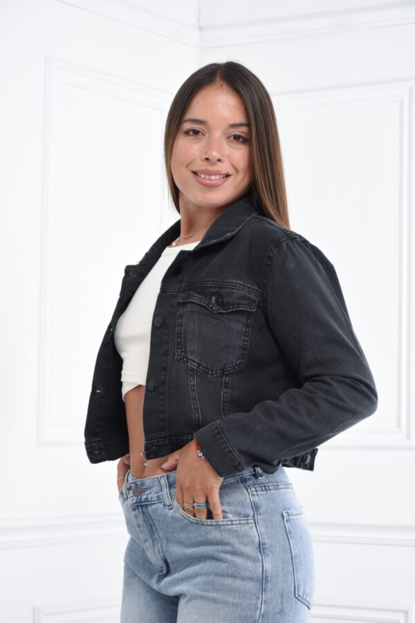 Campera Rígido Gris Localizado, foto 4