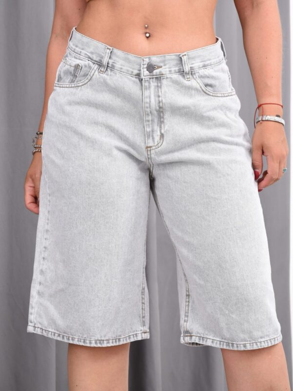 Bermuda Baggy Rígido Grey