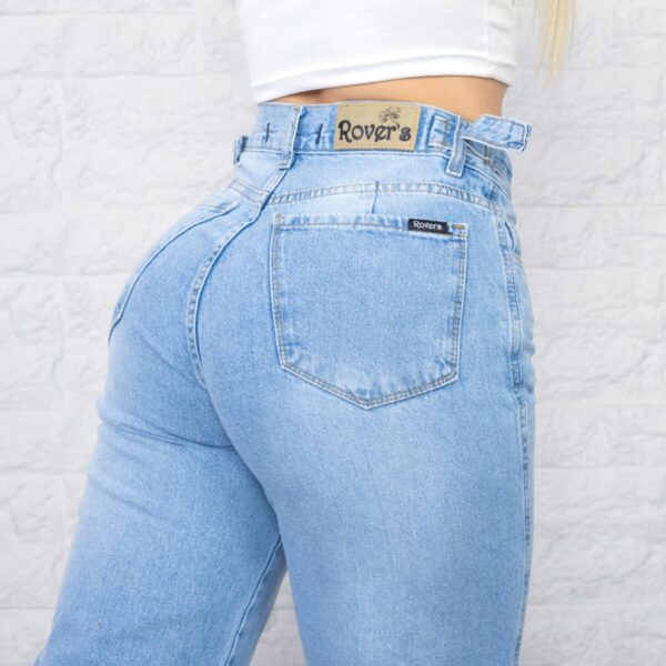 Wide Rígido Celeste Claro Con Cintura Reguladora, foto 6