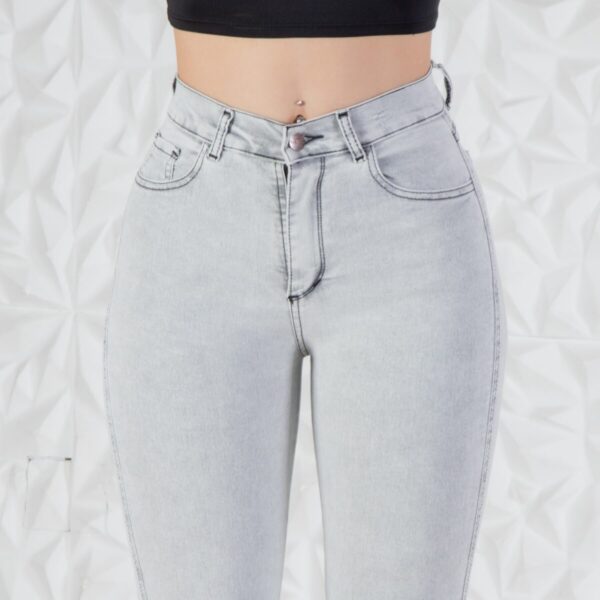 Jean Clásico Recto Elastizado Grey, foto 5