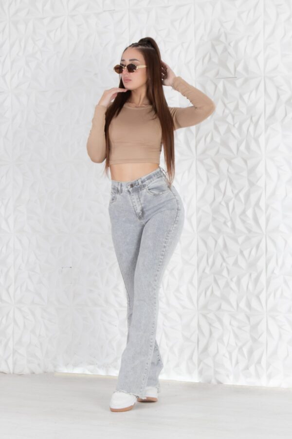 Oxford Elastizado Grey Con Botas Deflecadas, foto 3