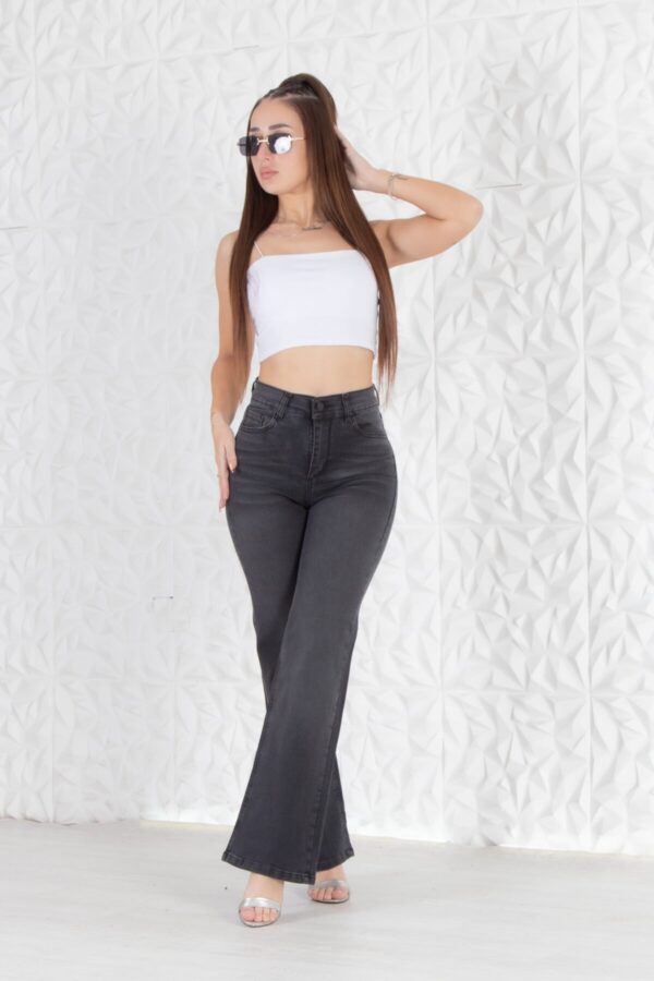 Wide Elastizado Gris Con Bigotes, foto 4